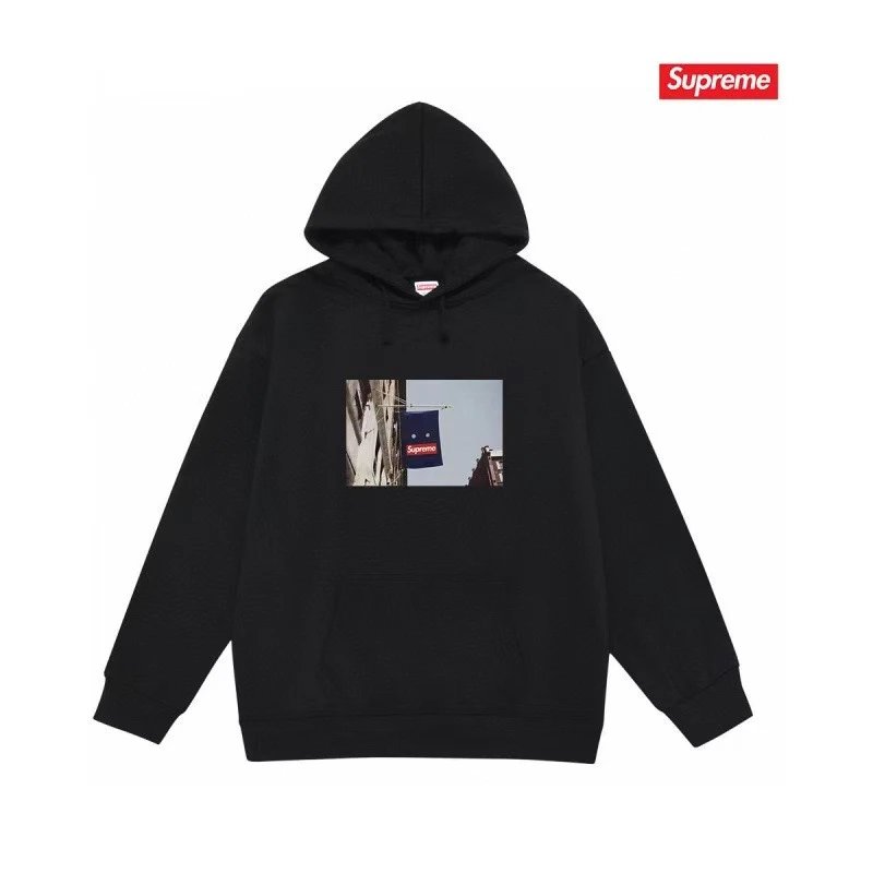 Supreme Firecracker Graphic Hoodie Gray - 14