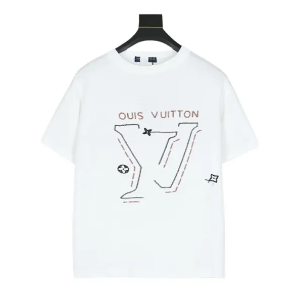 Louis Vuitton LV Sketch T-Shirt White - 1