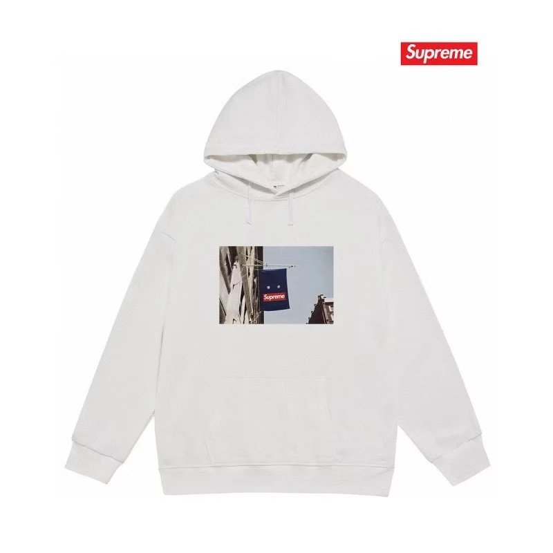Supreme Firecracker Graphic Hoodie Gray - 18