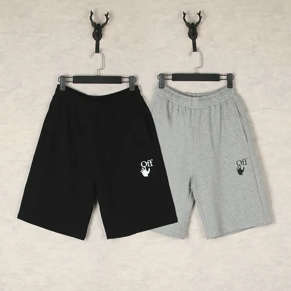 Off-White Logo Shorts White - 7
