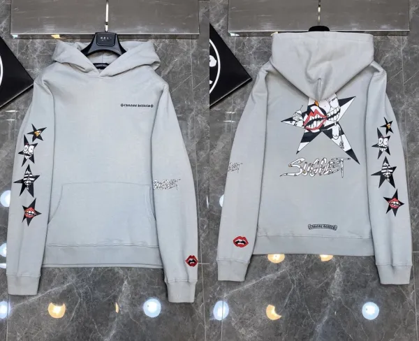 Chrome Hearts Spiderweb Hoodie Pink - 9