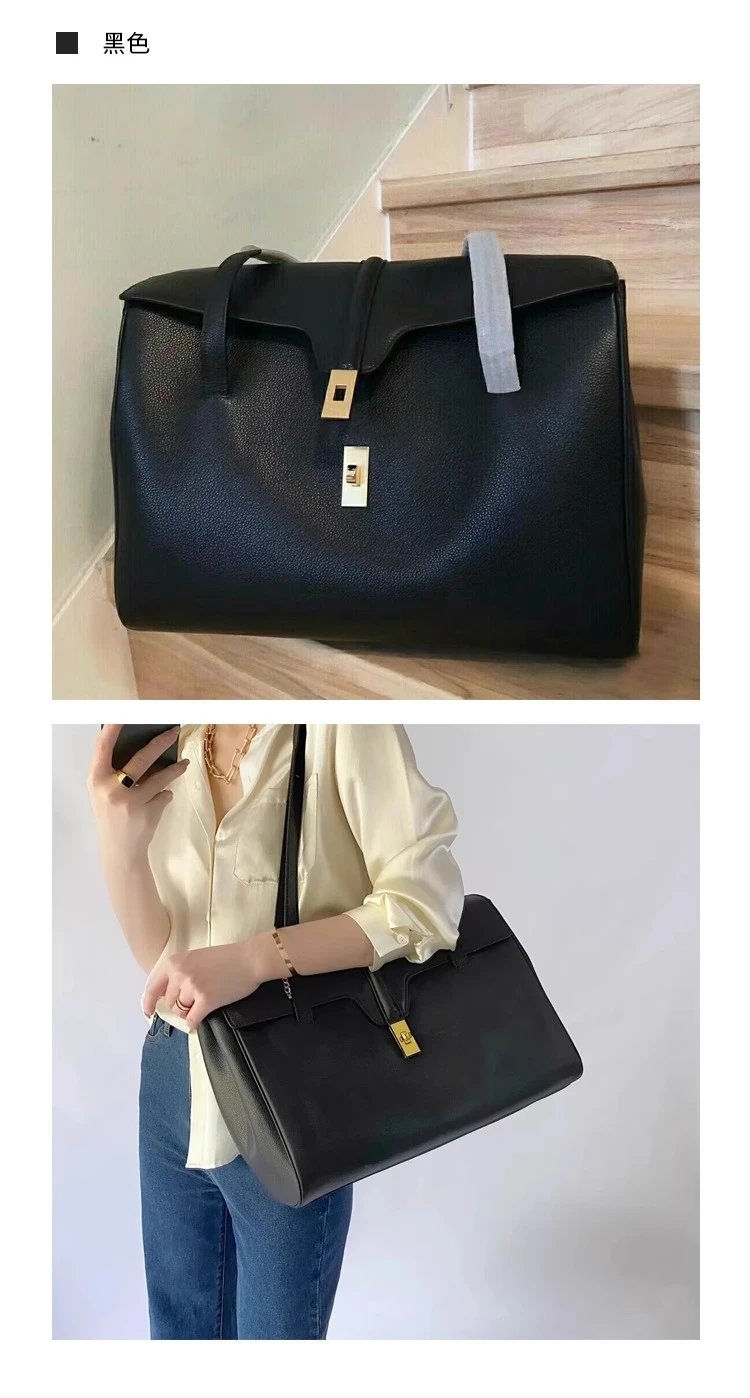 Celine Triomphe Tote Brown Leather Handbag - 28