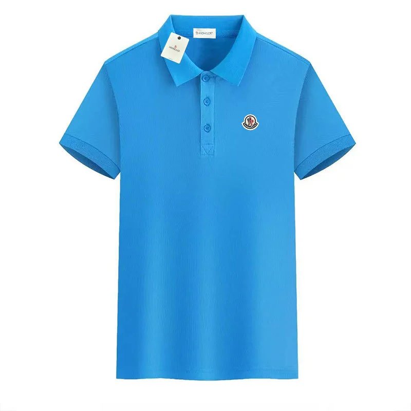Moncler Classic Logo Polo Black Polo Tops.polo - 9