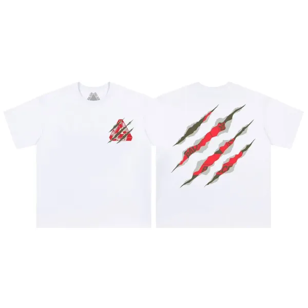 Palace Skateboards Palace Tri-Force Triangle Logo White T-Shirt T-Shirts - 17
