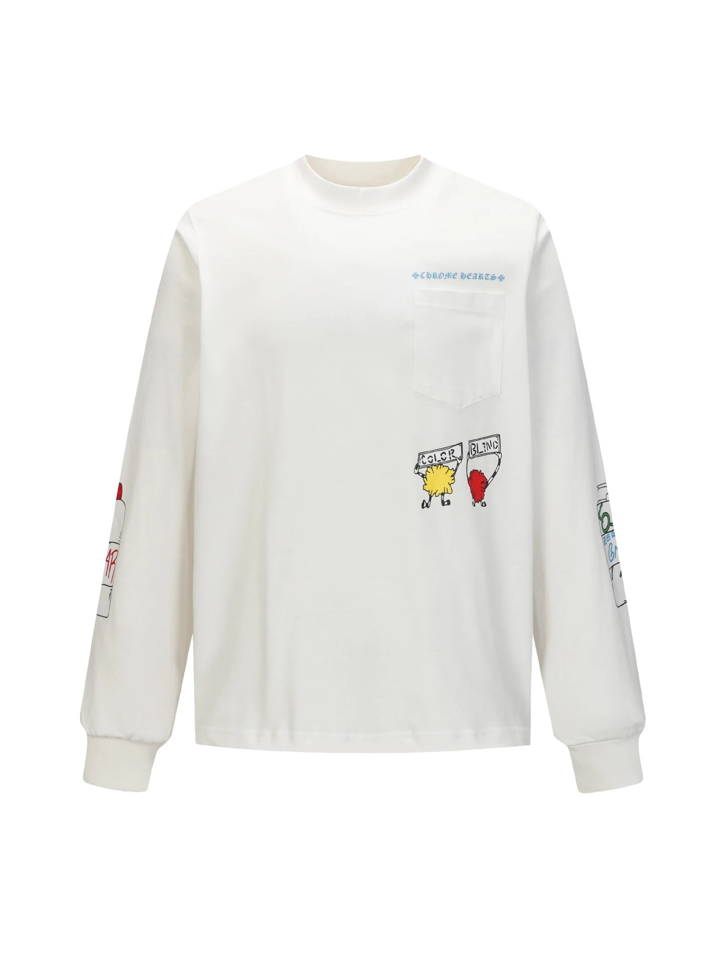 Chrome Hearts Long Sleeve Tee Black T-Shirts - 34