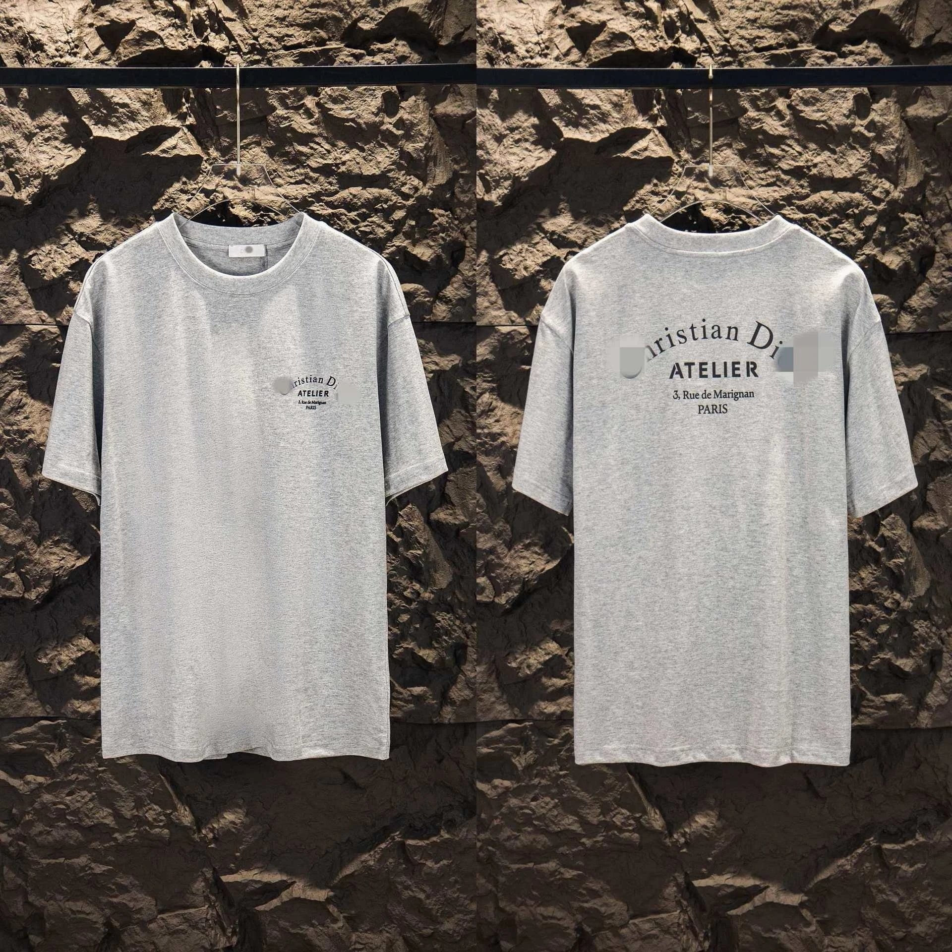 Dior Atelier Gray Logo T-Shirt - 1