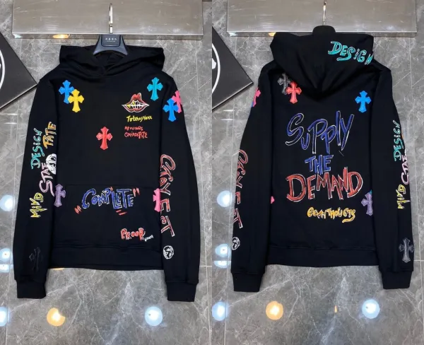 Chrome Hearts Spiderweb Hoodie Pink - 27