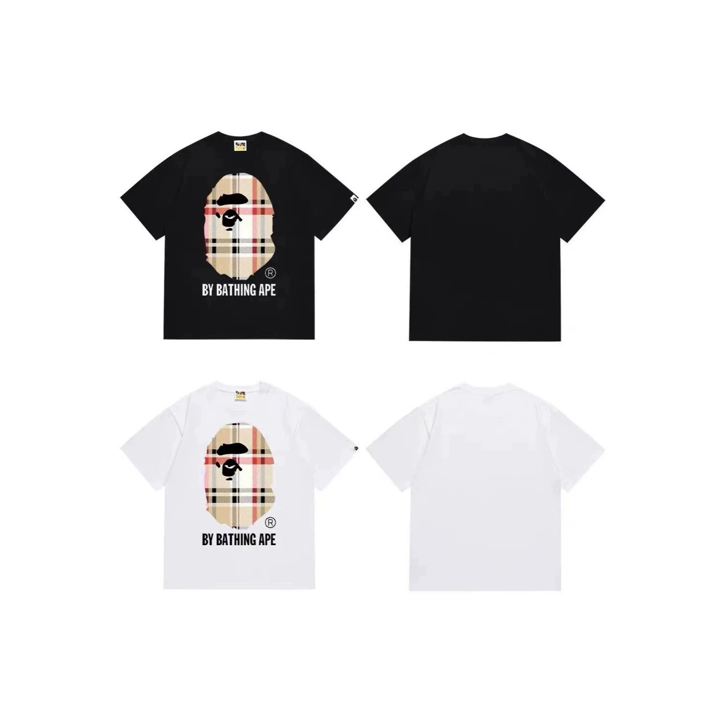 A Bathing Ape x PUBG Mobile Together Strong Camo Print White T-Shirt - 8