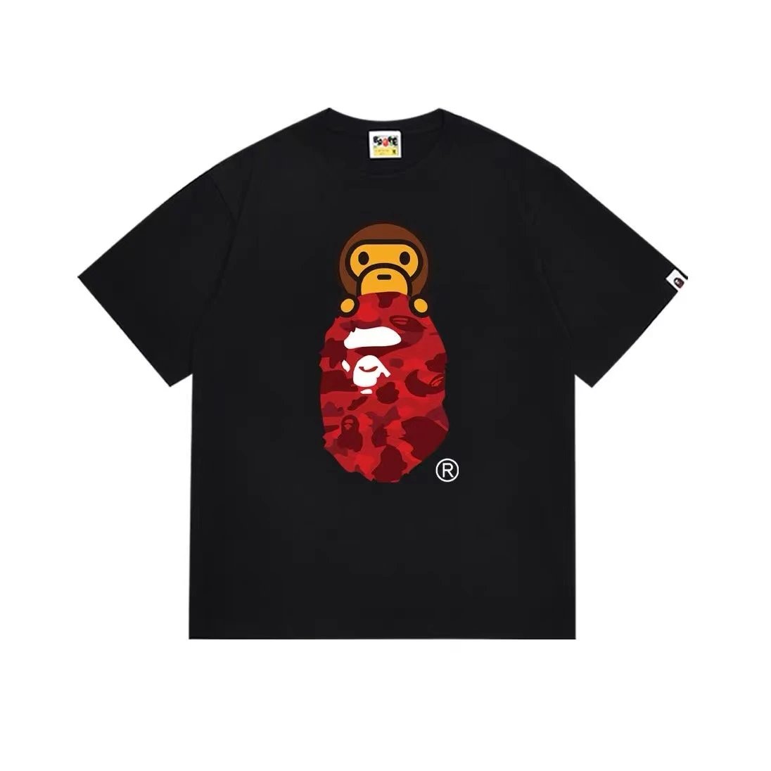 A Bathing Ape x PUBG Mobile Together Strong Camo Print White T-Shirt - 21