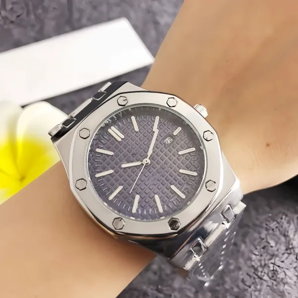 Audemars Piguet Royal Oak White Dial Silver Watch Watches - 8