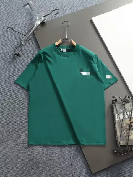 Design Minimalist Graphic Tee Emerald Green T-Shirt - 1