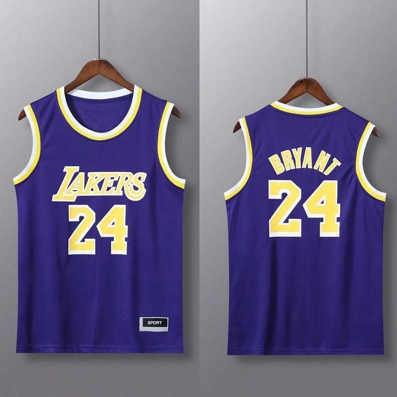 Los Angeles Lakers Kobe Bryant #24 Purple Jersey