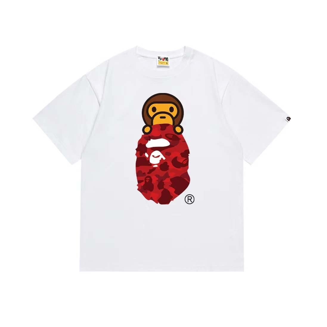 A Bathing Ape x Coca-Cola Classic Ape Drinking Bottle White T-Shirt - 6