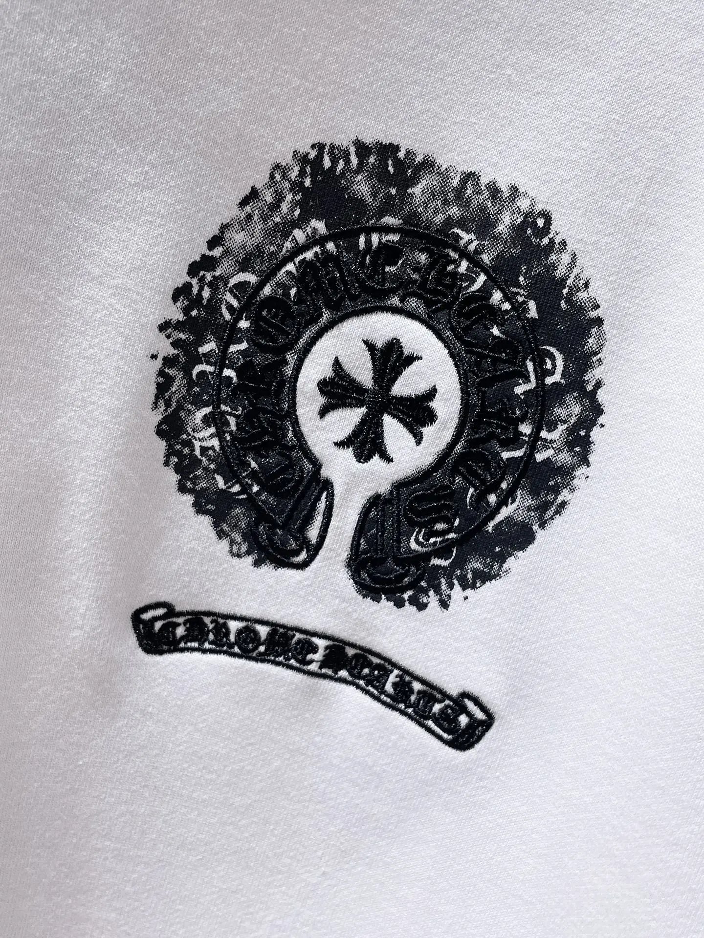 Chrome Hearts Cross Motif Zip-Up Hoodie Black - 8