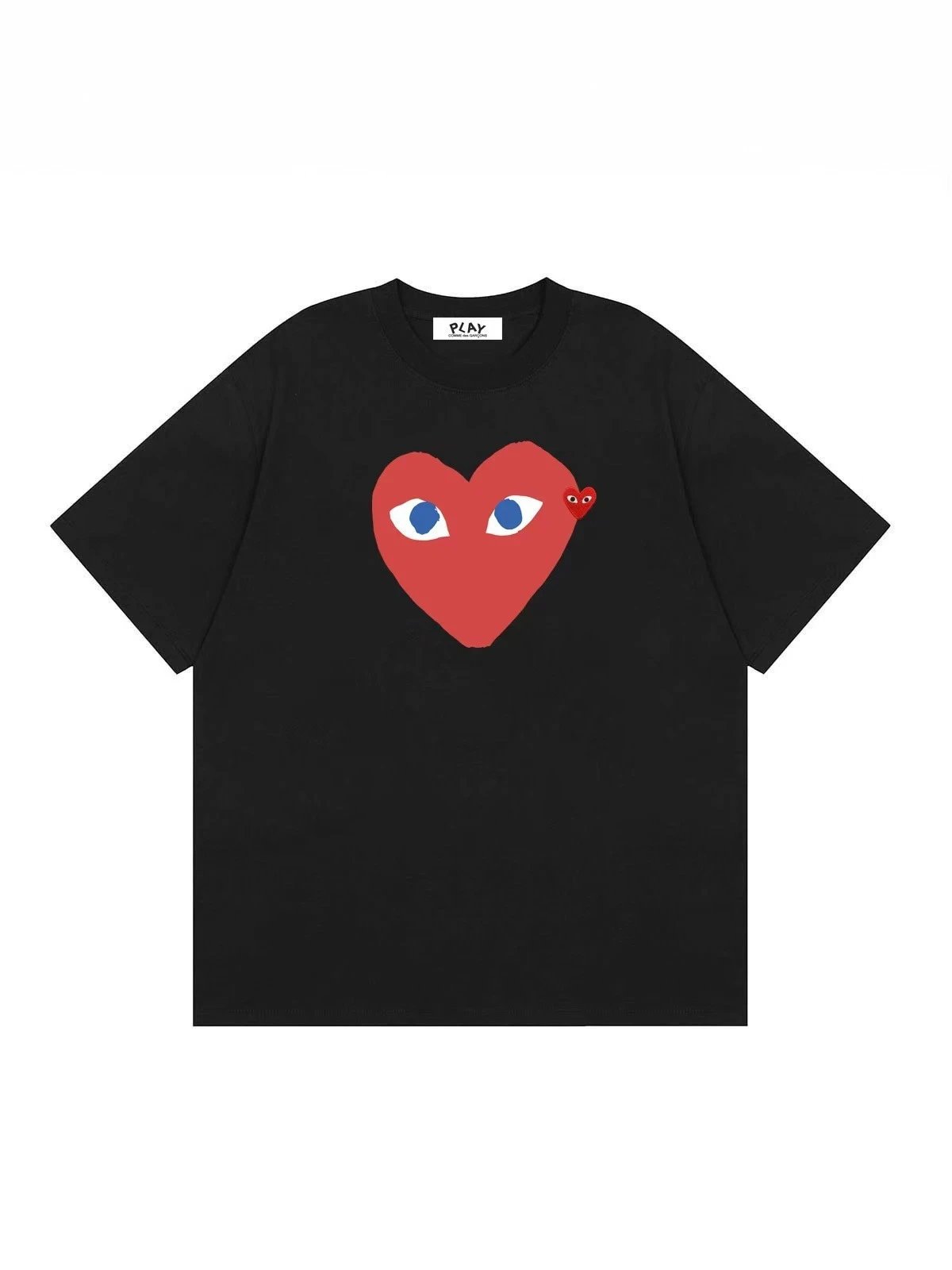 Comme des Garçons Play Polka Dot Heart White T-Shirt - 9