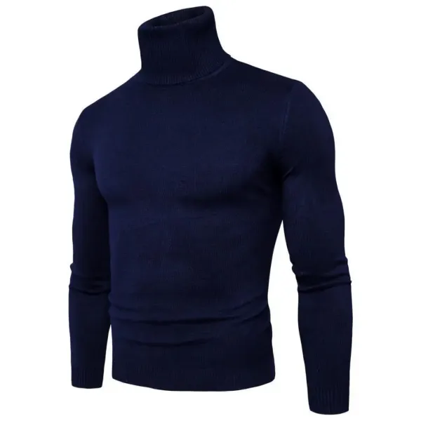 Design Turtleneck Sweater White - 13