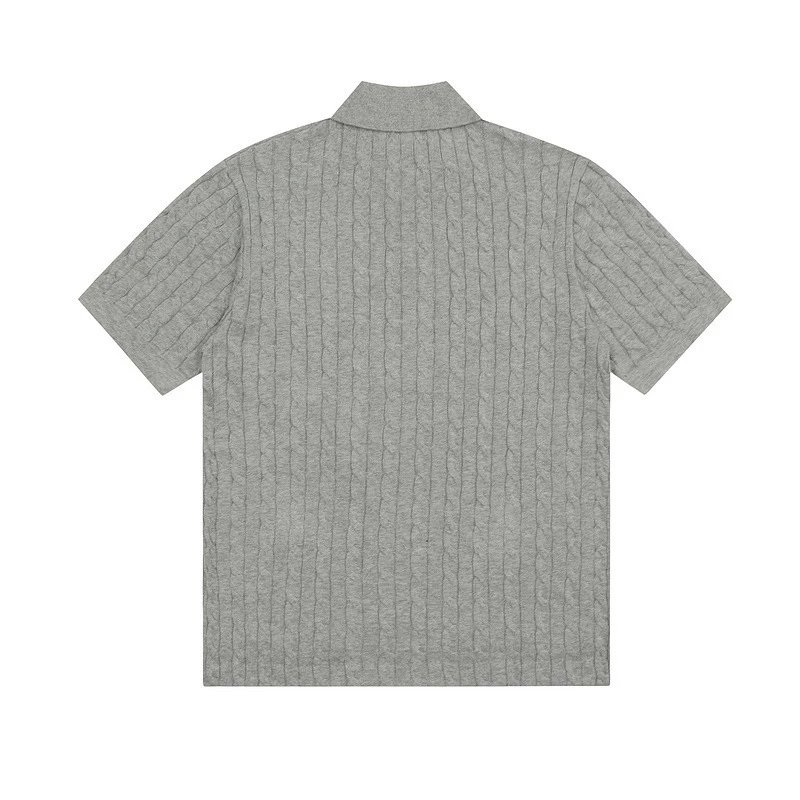 Polo Ralph Lauren Cable Knit Polo White Polo Shirt - 32