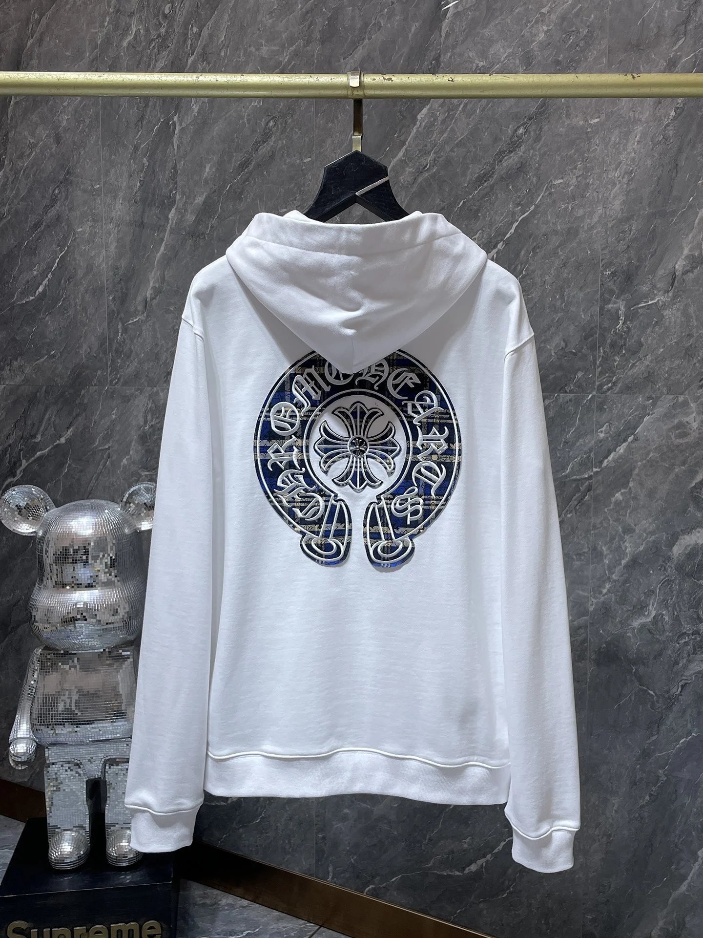 Chrome Hearts Cross Motif Zip-Up Hoodie Black - 24