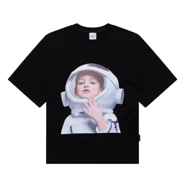 Aimé Leon Dore Astronaut Print Black T-Shirt - 1