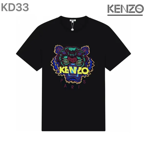 Kenzo Tiger Head Graphic Black T-Shirt - 15