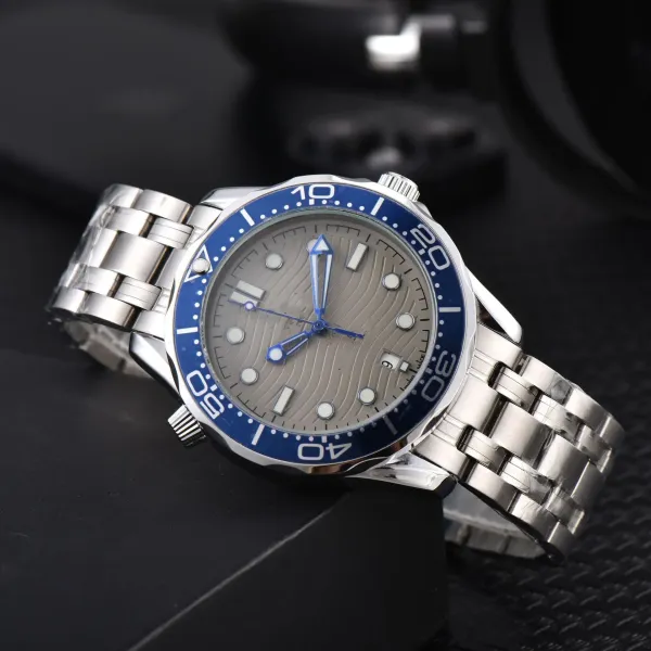 Omega Seamaster Diver 300M Blue Dial Stainless Steel Watch Watches - 2