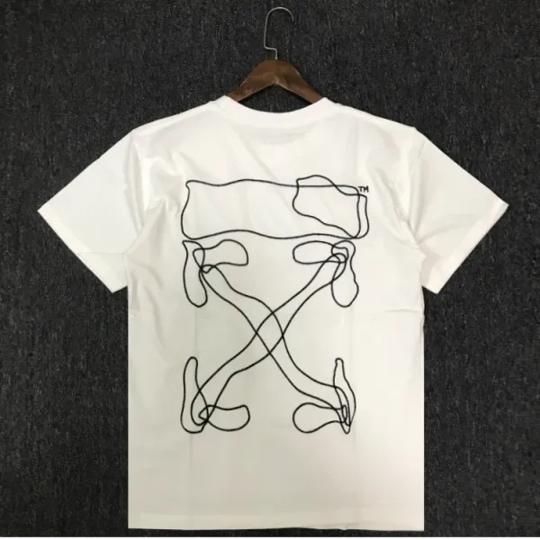 Off-White Arrow Outline White T-Shirt - 1