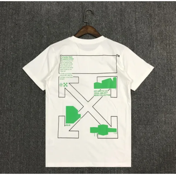 Off-White Virgil Abloh Men's Collection White T-Shirt - 1