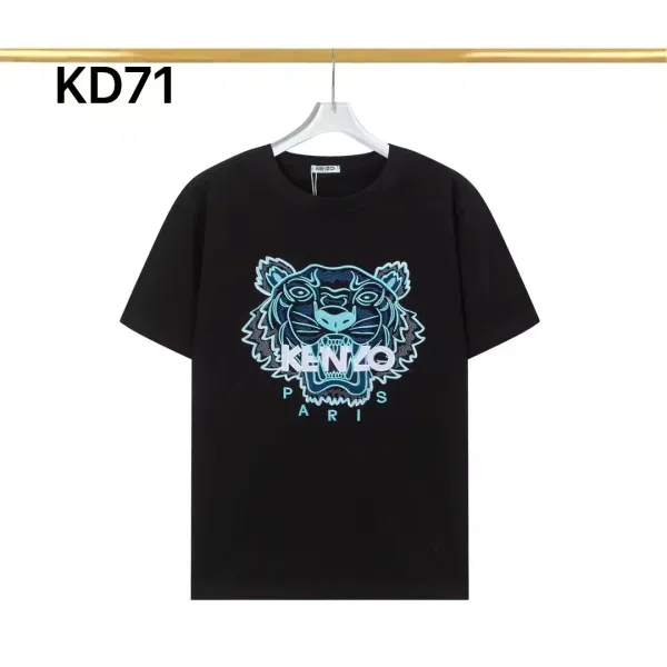 Kenzo Tiger Head Graphic Black T-Shirt - 22