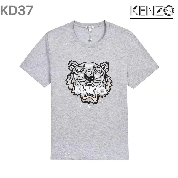 Kenzo Tiger Head Graphic Black T-Shirt - 29