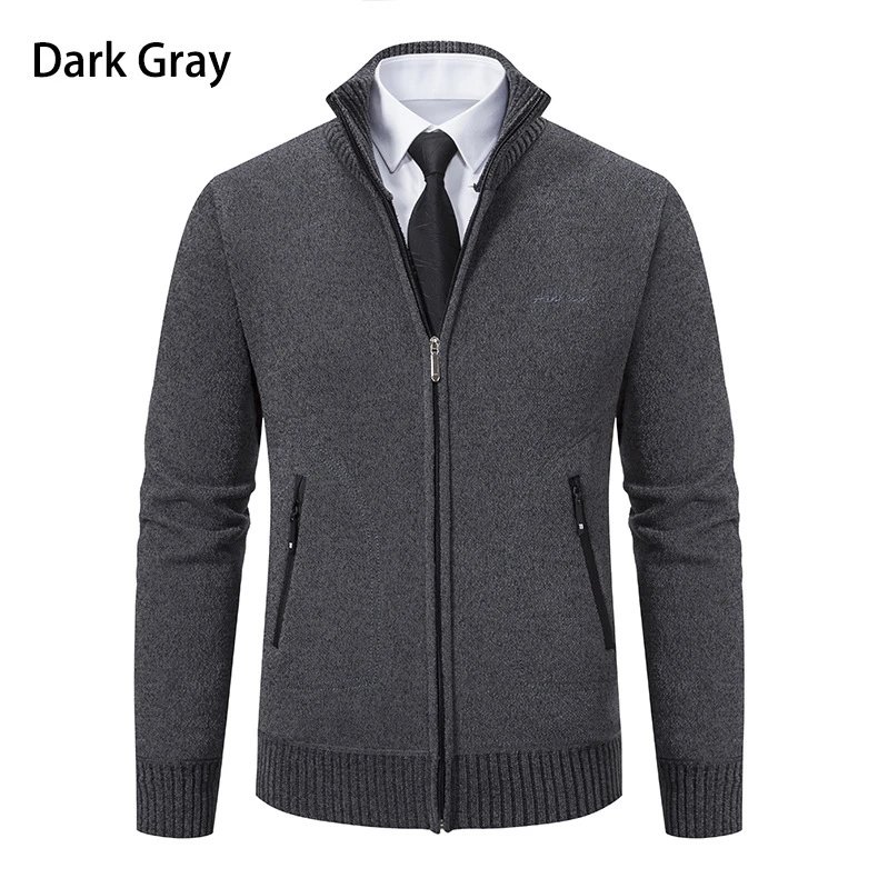 Design Hankesen Zip-Up Knit Cardigan Black Outerwear.cardigan - 10