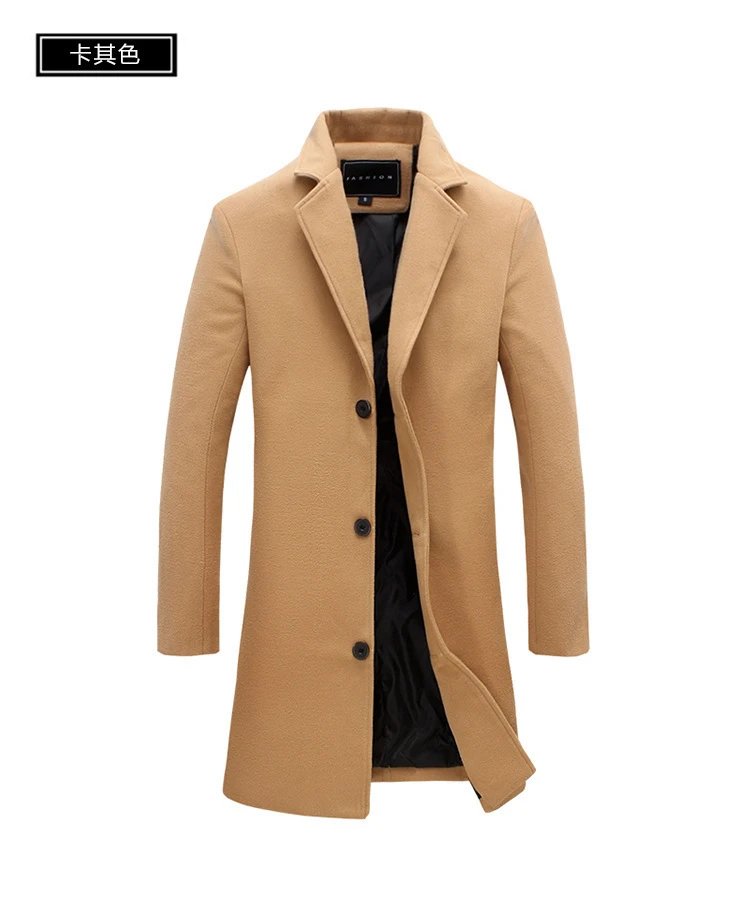 Design Classic Notched Lapel Wool Blend Coat Burgundy Outerwear.coat - 10