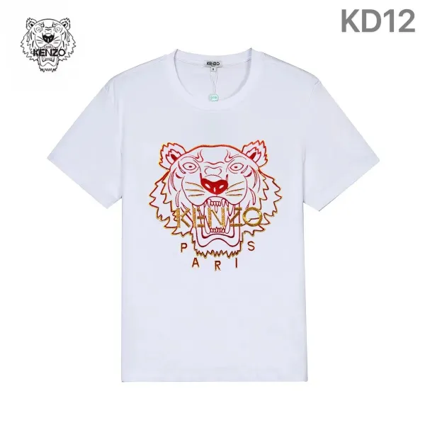 Kenzo Tiger Head Graphic Black T-Shirt - 36