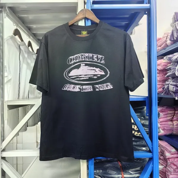 Design Custom Graphic Print Black T-Shirt - 1