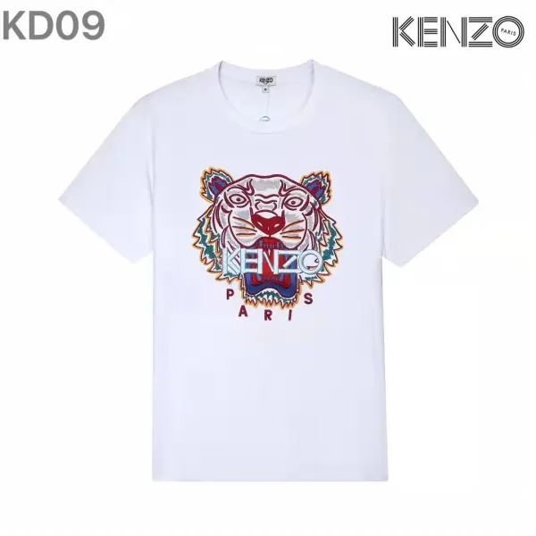 Kenzo Tiger Head Graphic Black T-Shirt - 34