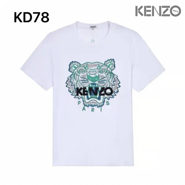 Kenzo Tiger Head Graphic Black T-Shirt - 50