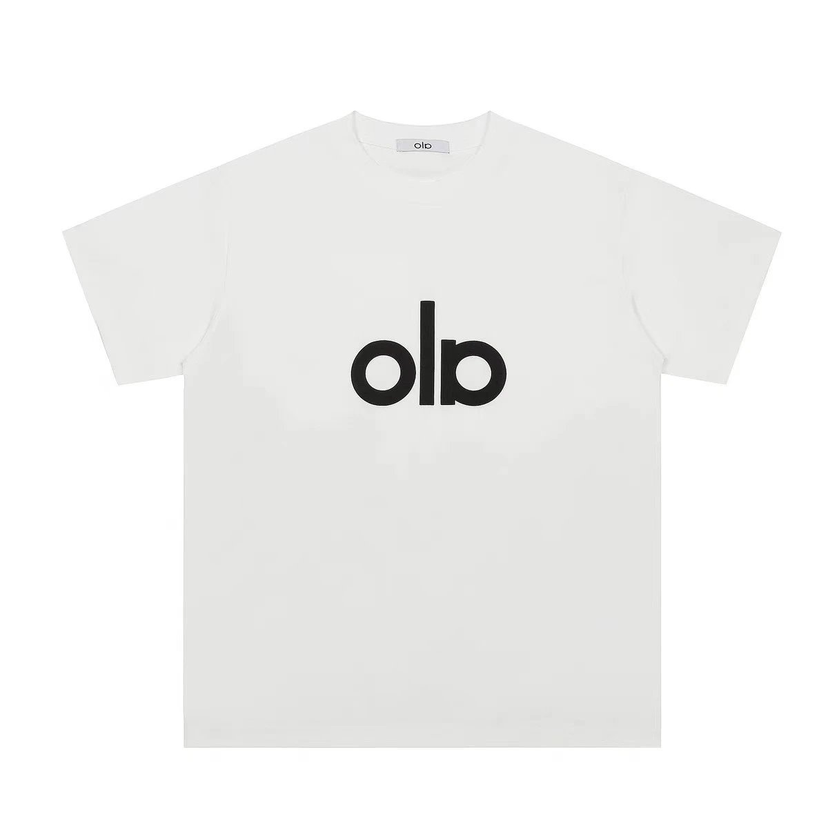 Alo Logo Graphic T-Shirt White Pink - 11