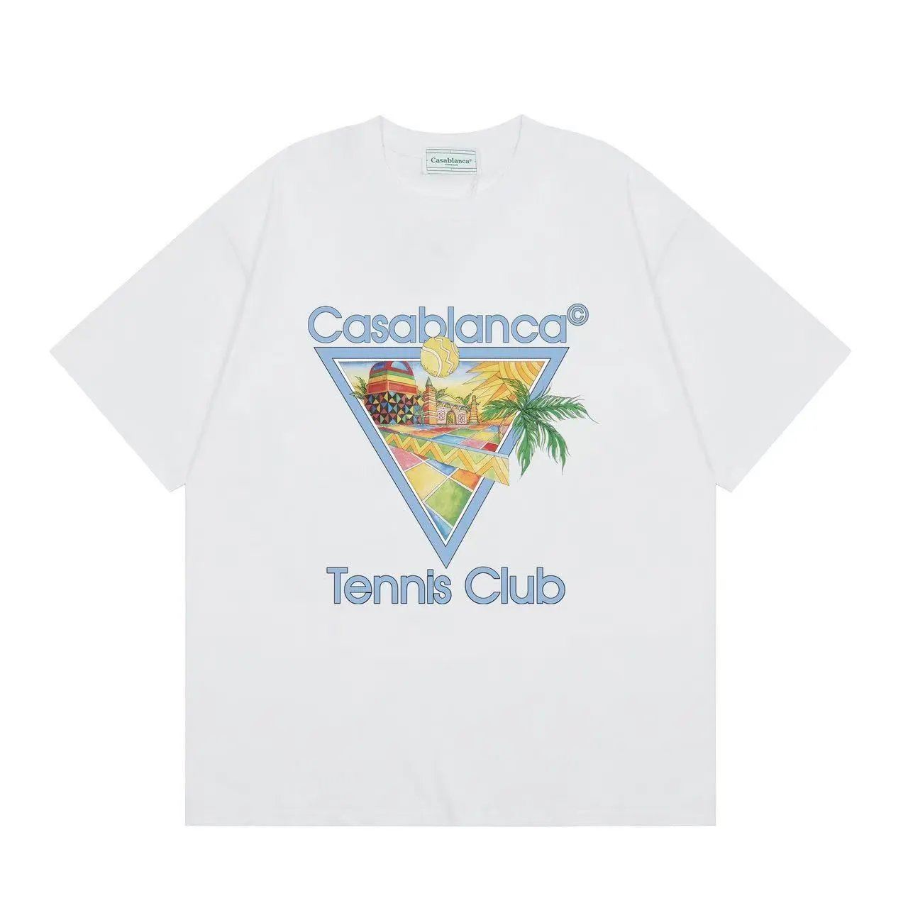 Casablanca Casa Blanca Graphic Print T-Shirt White - 21