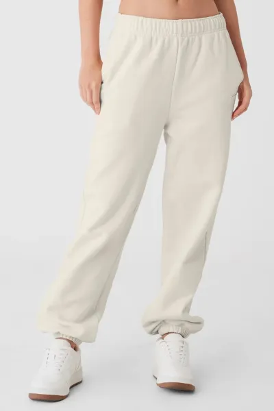 Design Oversized Jogger Sweatpants Beige - 1