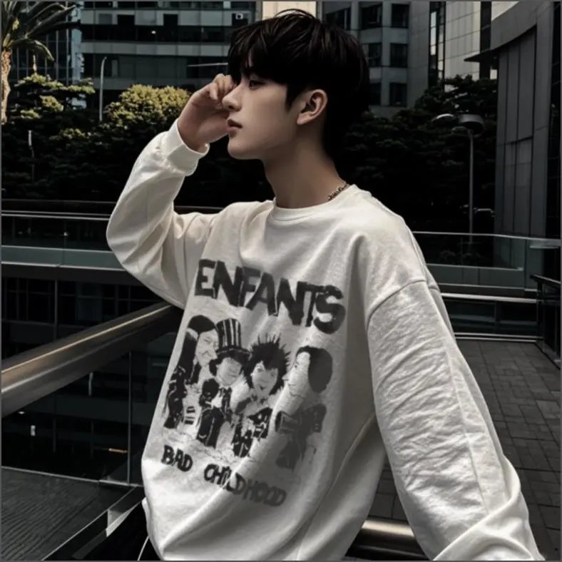 Design TV Gone Long Sleeve T-Shirt White - 3