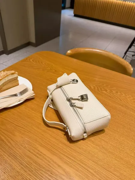 Design Mini Box Bag Lemon Yellow Handbag - 8