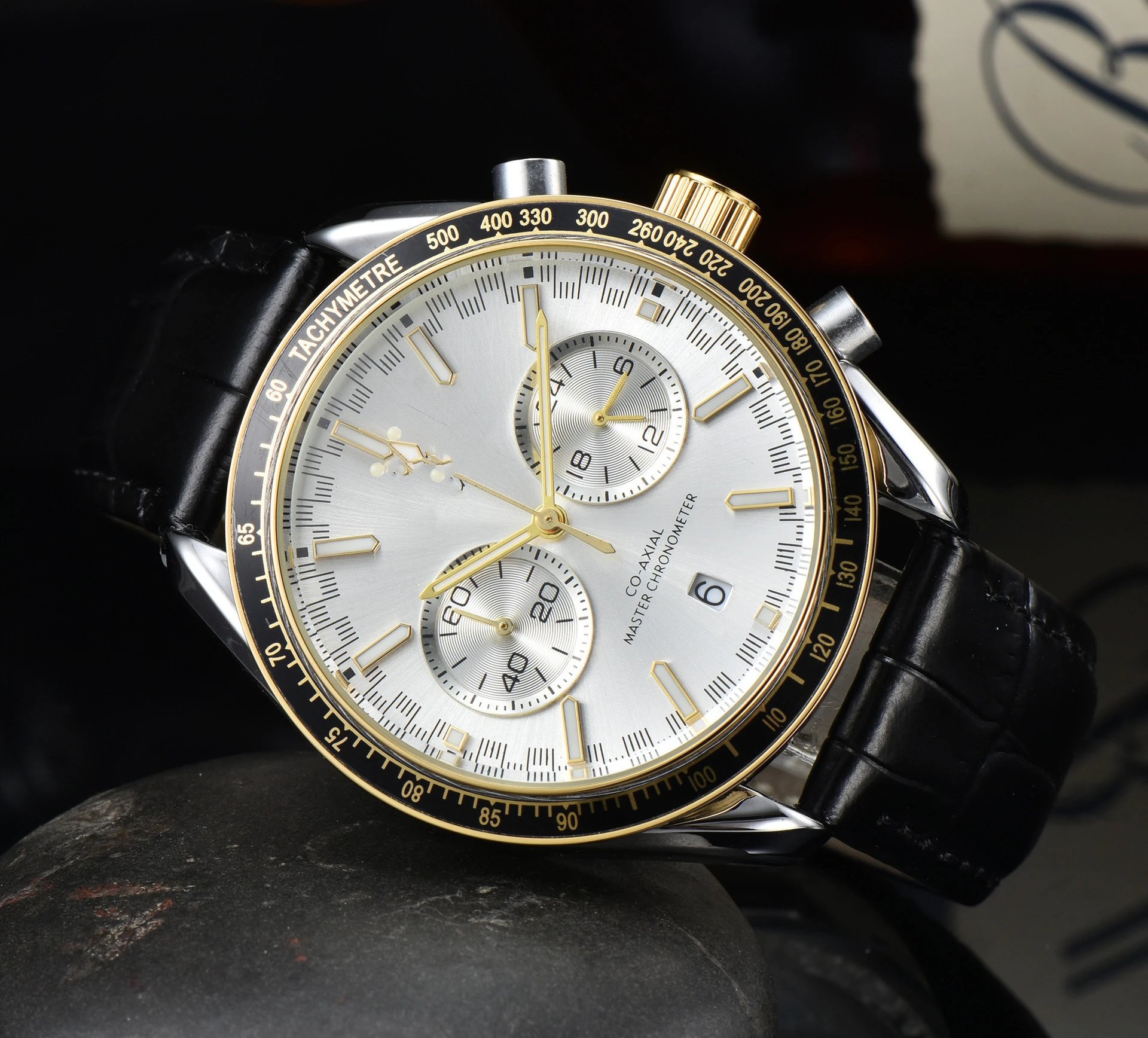 Omega Speedmaster Chronograph Gray Dial Stainless Steel Watch Watches - 7