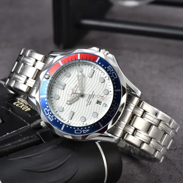 Design Seiko Sea Professional Co-Axial Master Chronometer Silver Dial Blue-Red Bezel Watch Watches - 1