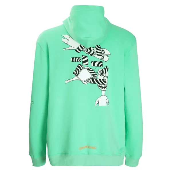 Chrome Hearts Space Graphic Hoodie Blue - 47
