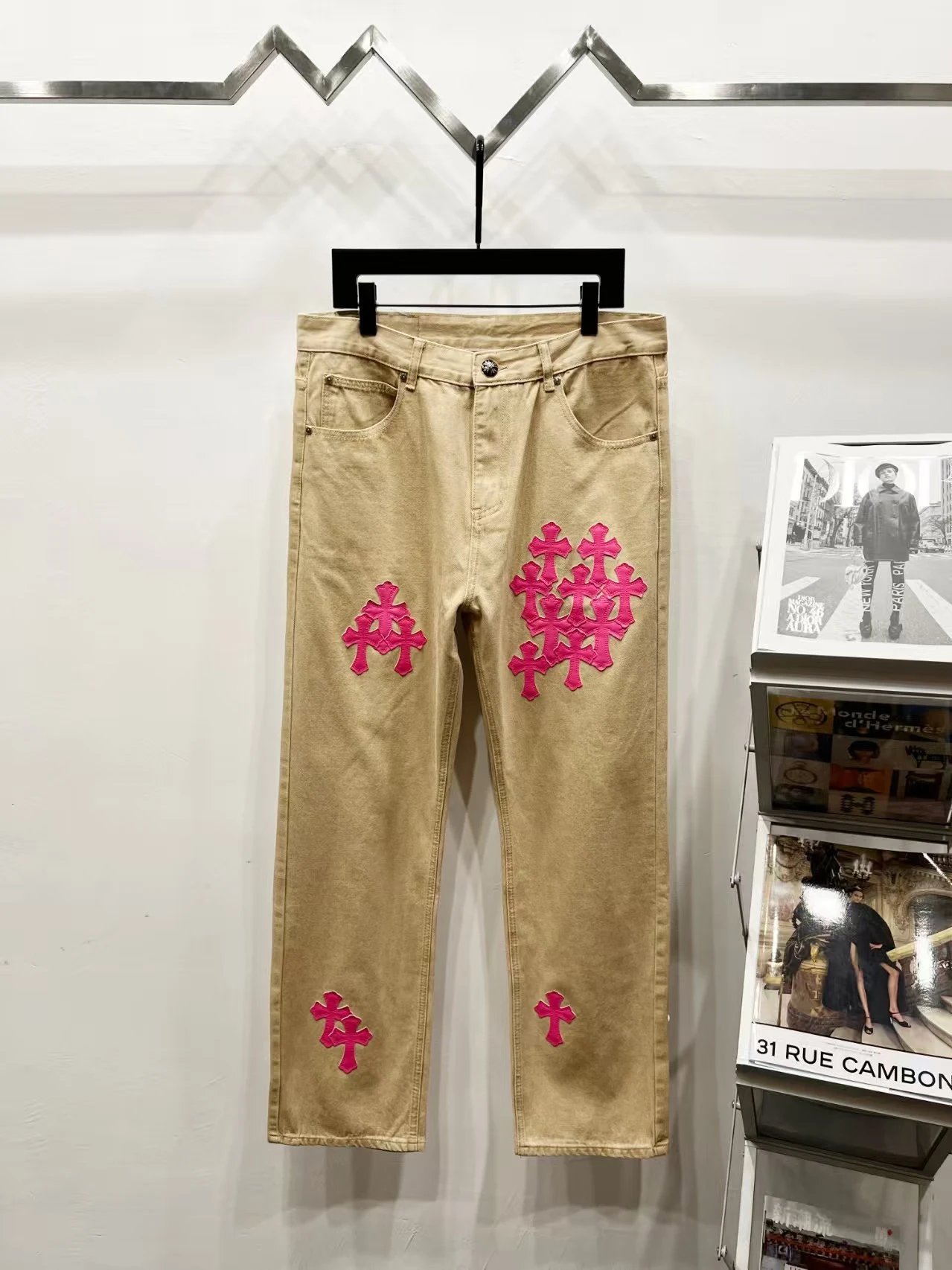 Chrome Hearts Cross-Embellished Black Jeans - 6