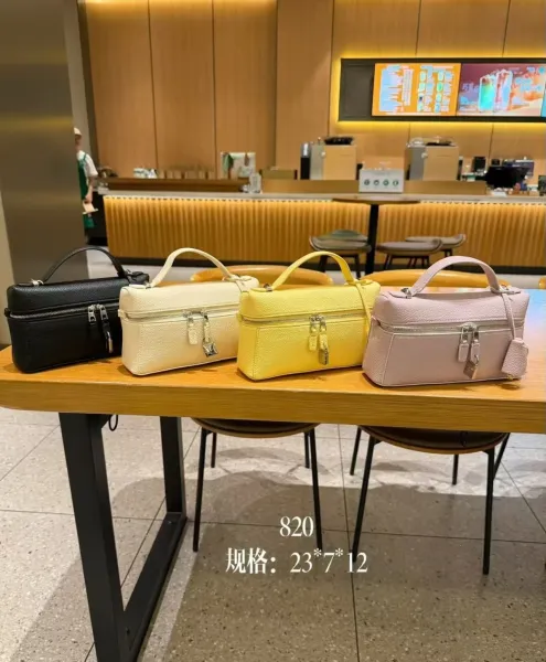 Design Mini Box Bag Lemon Yellow Handbag - 11