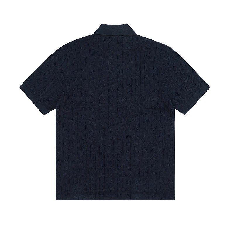 Polo Ralph Lauren Cable Knit Polo White Polo Shirt - 34