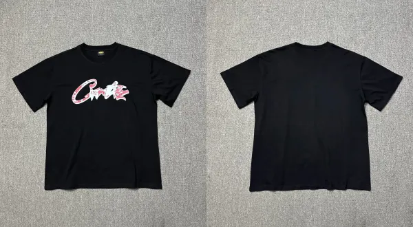 Design Graffiti Logo Black T-Shirt - 1