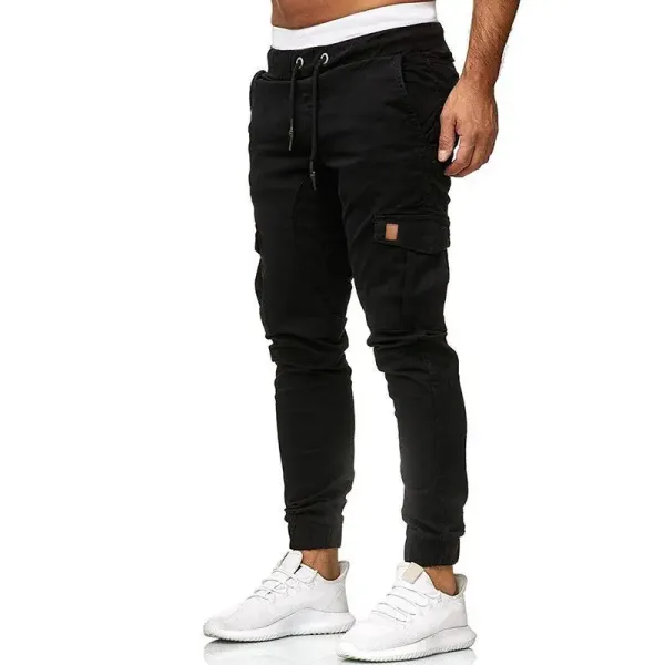 Design Cargo Jogger Pants Gray Pants - 19