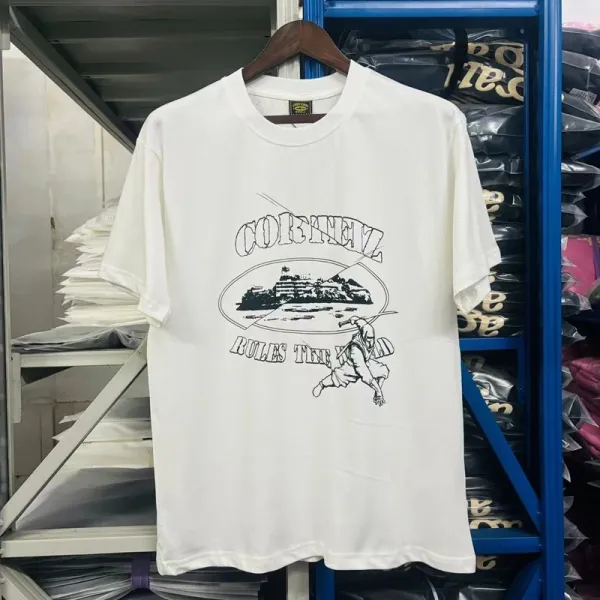 Corteiz Rules The World White T-Shirt - 1