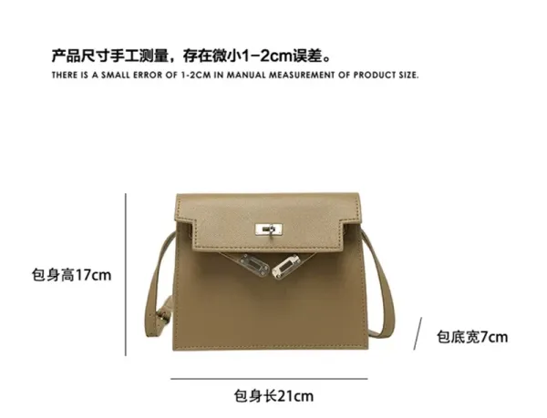 Hermès Mini Kelly II Taupe Togo Leather Shoulder Bag - 2